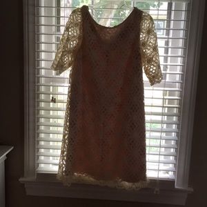 Ivory lace dress